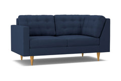 Logan Left Arm Corner Apt Size Sofa :: Leg Finish: Natural / Configuration: LAF - Chaise on the Left