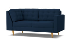 Logan Right Arm Corner Apt Size Sofa :: Leg Finish: Natural / Configuration: RAF - Chaise on the Right