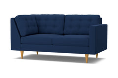 Logan Right Arm Corner Apt Size Sofa :: Leg Finish: Natural / Configuration: RAF - Chaise on the Right