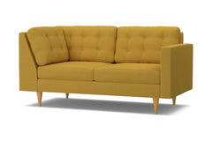 Logan Right Arm Corner Apt Size Sofa :: Leg Finish: Natural / Configuration: RAF - Chaise on the Right