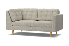 Logan Right Arm Corner Apt Size Sofa :: Leg Finish: Natural / Configuration: RAF - Chaise on the Right