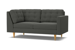 Logan Right Arm Corner Apt Size Sofa :: Leg Finish: Natural / Configuration: RAF - Chaise on the Right