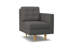 Logan Right Arm Chair :: Leg Finish: Natural / Configuration: RAF - Chaise on the Right
