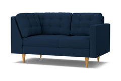Logan Right Arm Corner Loveseat :: Leg Finish: Natural / Configuration: RAF - Chaise on the Right