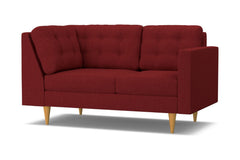 Logan Right Arm Corner Loveseat :: Leg Finish: Natural / Configuration: RAF - Chaise on the Right