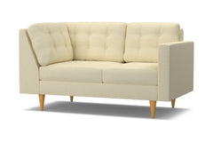 Logan Right Arm Corner Loveseat :: Leg Finish: Natural / Configuration: RAF - Chaise on the Right