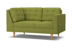 Logan Right Arm Corner Loveseat :: Leg Finish: Natural / Configuration: RAF - Chaise on the Right