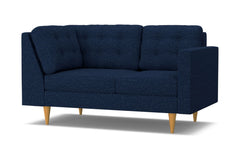 Logan Right Arm Corner Loveseat :: Leg Finish: Natural / Configuration: RAF - Chaise on the Right