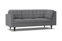 Logan Left Arm Corner Sofa :: Leg Finish: Espresso / Configuration: LAF - Chaise on the Left
