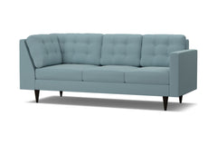Logan Right Arm Corner Sofa :: Leg Finish: Espresso / Configuration: RAF - Chaise on the Right