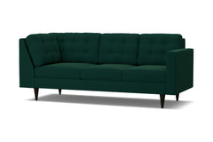 Logan Right Arm Corner Sofa :: Leg Finish: Espresso / Configuration: RAF - Chaise on the Right