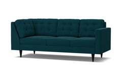 Logan Right Arm Corner Sofa :: Leg Finish: Espresso / Configuration: RAF - Chaise on the Right