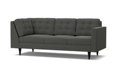 Logan Right Arm Corner Sofa :: Leg Finish: Espresso / Configuration: RAF - Chaise on the Right
