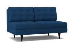 Logan Armless Apartment Size Sofa :: Leg Finish: Espresso