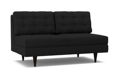 Logan Armless Apartment Size Sofa :: Leg Finish: Espresso