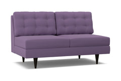 Logan Armless Apartment Size Sofa :: Leg Finish: Espresso