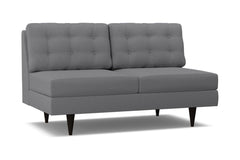 Logan Armless Apartment Size Sofa :: Leg Finish: Espresso