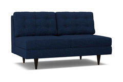 Logan Armless Apartment Size Sofa :: Leg Finish: Espresso