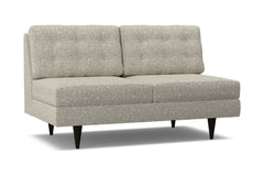 Logan Armless Apartment Size Sofa :: Leg Finish: Espresso