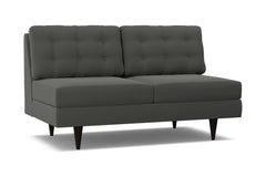 Logan Armless Apartment Size Sofa :: Leg Finish: Espresso