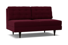 Logan Armless Apartment Size Sofa :: Leg Finish: Espresso