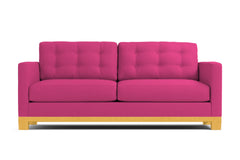 Logan Drive Apartment Size Sleeper Sofa :: Leg Finish: Natural / Sleeper Option: Deluxe Innerspring Mattress