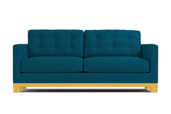 Logan Drive Apartment Size Sleeper Sofa :: Leg Finish: Natural / Sleeper Option: Memory Foam Mattress