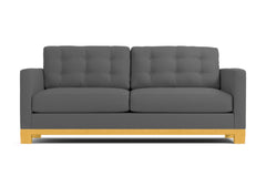 Logan Drive Apartment Size Sleeper Sofa :: Leg Finish: Natural / Sleeper Option: Memory Foam Mattress