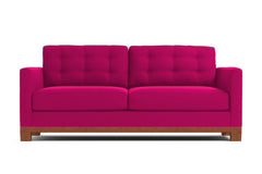 Logan Drive Twin Size Sleeper Sofa :: Leg Finish: Pecan / Sleeper Option: Memory Foam Mattress