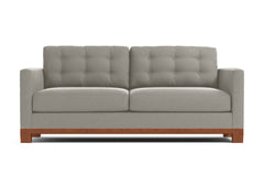 Logan Drive Apartment Size Sleeper Sofa :: Leg Finish: Pecan / Sleeper Option: Memory Foam Mattress