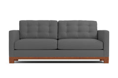 Logan Drive Apartment Size Sleeper Sofa :: Leg Finish: Pecan / Sleeper Option: Deluxe Innerspring Mattress