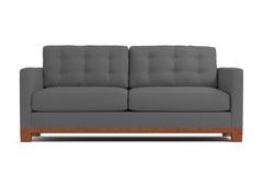 Logan Drive Queen Size Sleeper Sofa :: Leg Finish: Pecan / Sleeper Option: Deluxe Innerspring Mattress