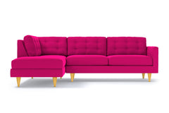 Logan 2pc Sectional Sofa :: Leg Finish: Natural / Configuration: LAF - Chaise on the Left