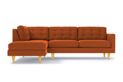 Logan 2pc Sectional Sofa :: Leg Finish: Natural / Configuration: LAF - Chaise on the Left