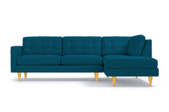Logan 2pc Sectional Sofa :: Leg Finish: Natural / Configuration: RAF - Chaise on the Right