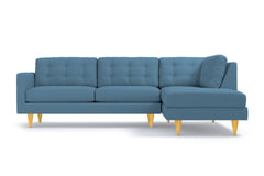 Logan 2pc Sectional Sofa :: Leg Finish: Natural / Configuration: RAF - Chaise on the Right