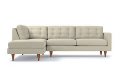 Logan 2pc Sectional Sofa :: Leg Finish: Pecan / Configuration: LAF - Chaise on the Left