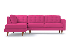 Logan 2pc Sectional Sofa :: Leg Finish: Pecan / Configuration: LAF - Chaise on the Left
