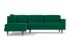 Logan 2pc Sectional Sofa :: Leg Finish: Pecan / Configuration: LAF - Chaise on the Left