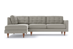 Logan 2pc Sectional Sofa :: Leg Finish: Pecan / Configuration: LAF - Chaise on the Left