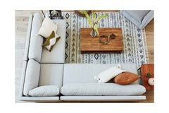 Izabel Fringe Area Rug CREAM