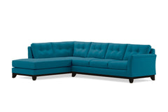 Marco 2pc Sleeper Sectional :: Leg Finish: Espresso / Configuration: LAF - Chaise on the Left / Sleeper Option: Memory Foam Mattress