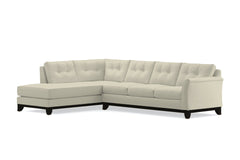 Marco 2pc Sleeper Sectional :: Leg Finish: Espresso / Configuration: LAF - Chaise on the Left / Sleeper Option: Memory Foam Mattress