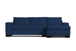 Melrose 2pc Sectional Sofa :: Leg Finish: Espresso / Configuration: RAF - Chaise on the Right