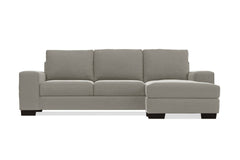 Melrose Reversible Velvet Chaise Sleeper Sofa :: Leg Finish: Espresso / Sleeper Option: Deluxe Innerspring Mattress