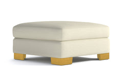 Melrose Large Ottoman :: Leg Finish: Natural
