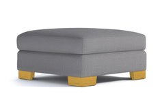 Melrose Large Ottoman :: Leg Finish: Natural