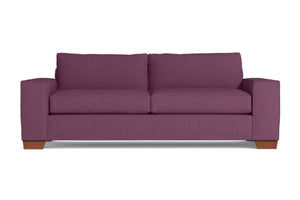 Melrose Queen Size Sleeper Sofa :: Leg Finish: Pecan / Sleeper Option: Deluxe Innerspring Mattress