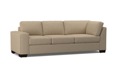 Melrose Left Arm Corner Sofa :: Leg Finish: Espresso / Configuration: LAF - Chaise on the Left