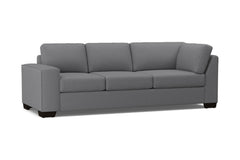 Melrose Left Arm Corner Sofa :: Leg Finish: Espresso / Configuration: LAF - Chaise on the Left